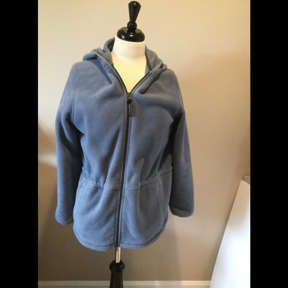 Woolrich, Large blue fleece jacket.